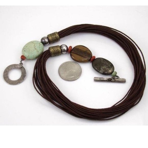 Silpada Multi-Cord Necklace N1891 - Picture 4 of 4